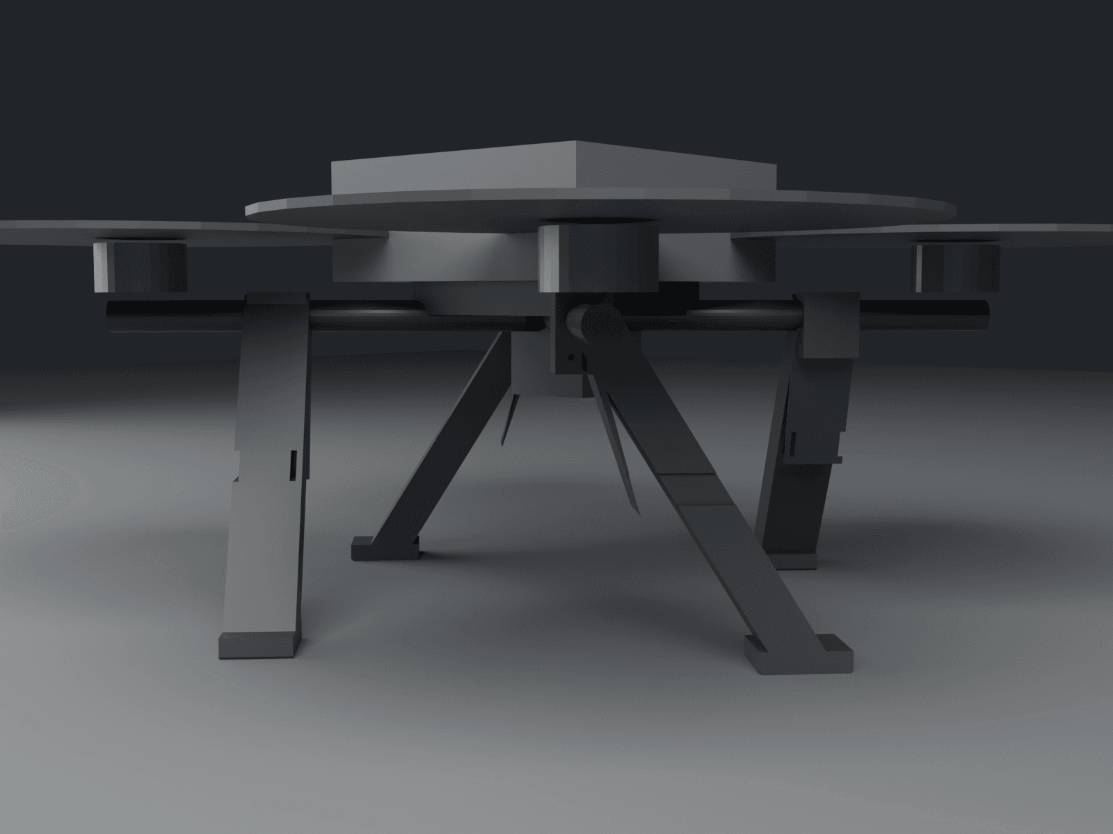 Commercial Drone Landing Gear in use