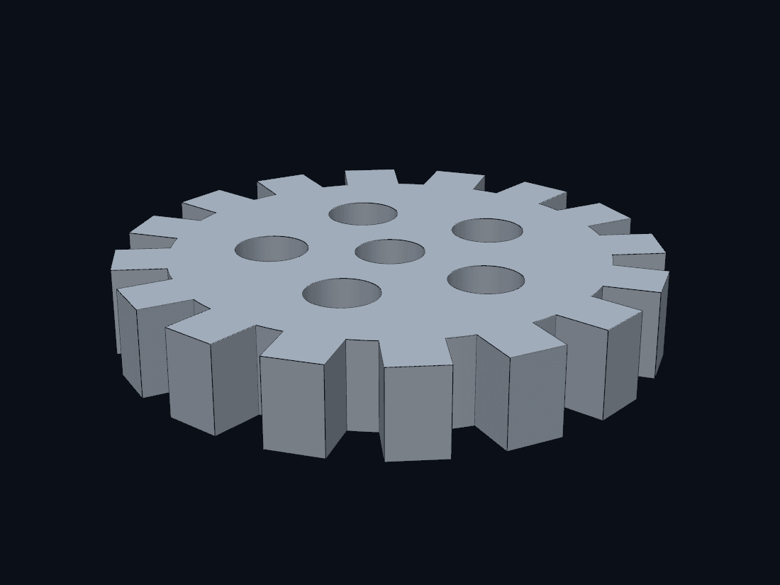 Technical Models and Demonstrators — example part render