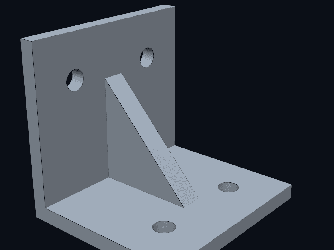 Custom Brackets and Mounts — example part render